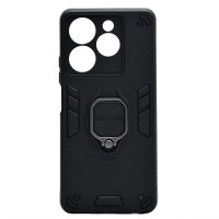 Чехол-накладка для Tecno Spark 10 Pro (черный) - SGP001 противоударный
