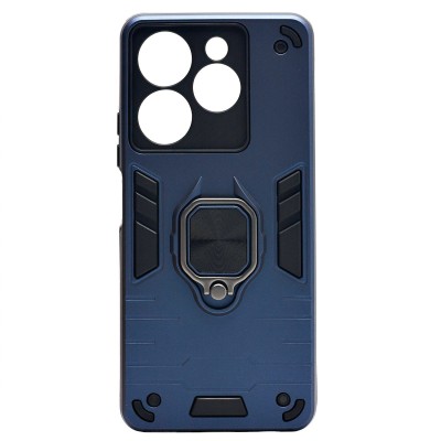 Чехол-накладка для Tecno Spark 10 Pro (синий) - SGP001 противоударный