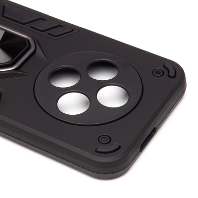 Чехол-накладка для Tecno Spark 30C (черный) - SGP001 противоударный