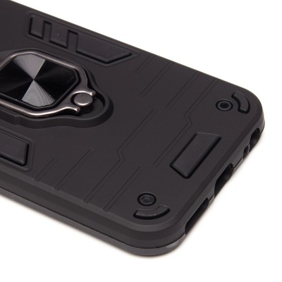 Чехол-накладка для Tecno Spark 30C (черный) - SGP001 противоударный