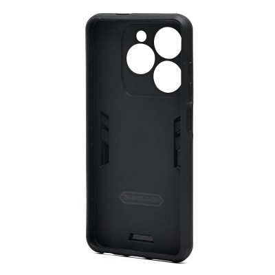 Чехол-накладка для Tecno Spark Go 2024 (черный) - SGP001 противоударный