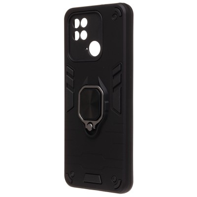 Чехол-накладка для Xiaomi Poco C40 (черный) - SGP001 противоударный