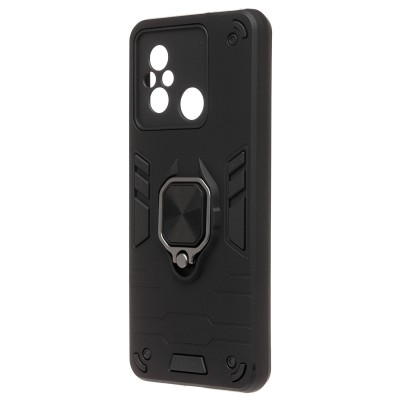 Чехол-накладка для Xiaomi Poco C55 (черный) - SGP001 противоударный Чехол-накладка для Xiaomi Poco C55 (черный) - SGP001 противоударный