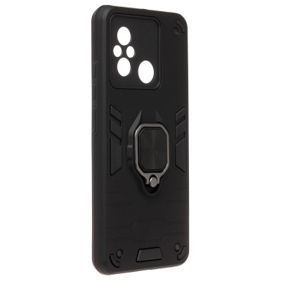 Чехол-накладка для Xiaomi Poco C55 (черный) - SGP001 противоударный Чехол-накладка для Xiaomi Poco C55 (черный) - SGP001 противоударный