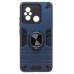 Чехол-накладка для Xiaomi Poco C55 (синий) - SGP001 противоударный