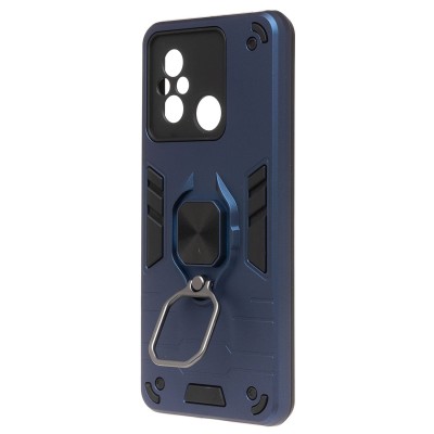 Чехол-накладка для Xiaomi Poco C55 (синий) - SGP001 противоударный