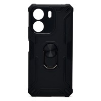 Чехол-накладка для Xiaomi Poco C65 (черный) - SGP002 противоударный