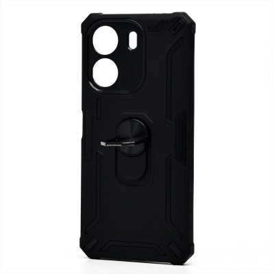 Чехол-накладка для Xiaomi Poco C65 (черный) - SGP002 противоударный