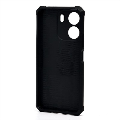 Чехол-накладка для Xiaomi Poco C65 (черный) - SGP002 противоударный