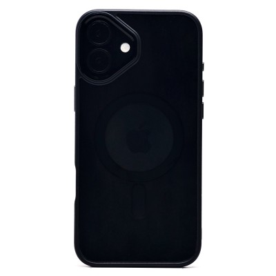 Чехол-накладка для Apple iPhone 16 Plus (черный) - SM004 SafeMag