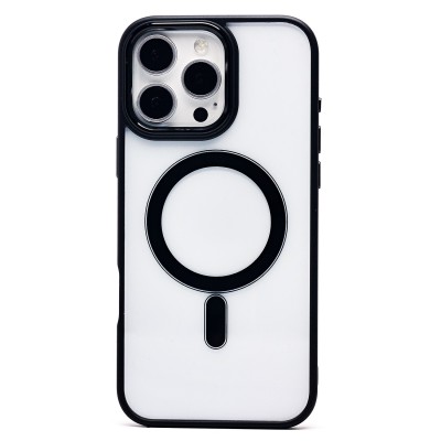 Чехол-накладка для Apple iPhone 16 Pro Max (черный) - SM004 SafeMag
