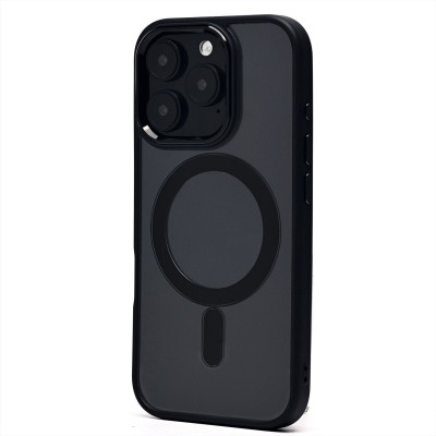Чехол-накладка для Apple iPhone 16 Pro (черный) - SM004 SafeMag