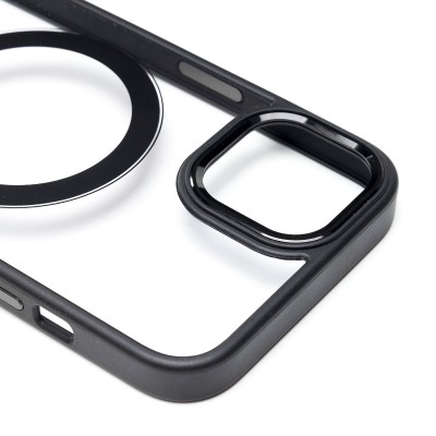 Чехол-накладка для Apple iPhone 13 (черный) - SM004 SafeMag