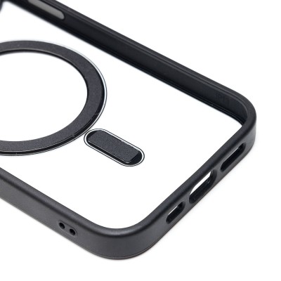 Чехол-накладка для Apple iPhone 13 (черный) - SM004 SafeMag
