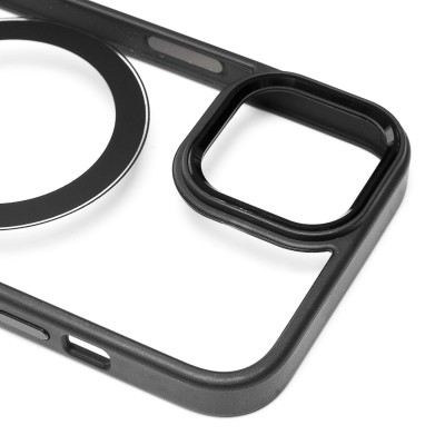Чехол-накладка для Apple iPhone 14 (черный) - SM004 SafeMag Чехол-накладка для Apple iPhone 14 (черный) - SM004 SafeMag