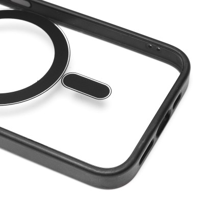Чехол-накладка для Apple iPhone 14 (черный) - SM004 SafeMag Чехол-накладка для Apple iPhone 14 (черный) - SM004 SafeMag