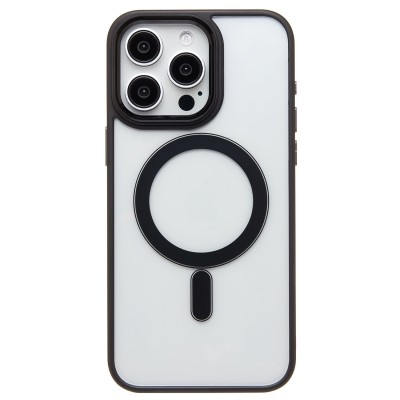 Чехол-накладка для Apple iPhone 15 Pro Max (черный) - SM004 SafeMag
