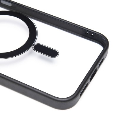 Чехол-накладка для Apple iPhone 15 Pro Max (черный) - SM004 SafeMag