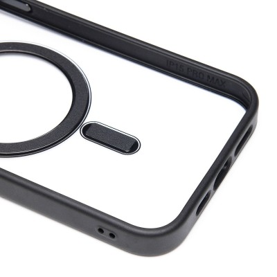 Чехол-накладка для Apple iPhone 15 Pro Max (черный) - SM004 SafeMag