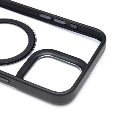 Чехол-накладка для Apple iPhone 15 Pro Max (черный) - SM004 SafeMag