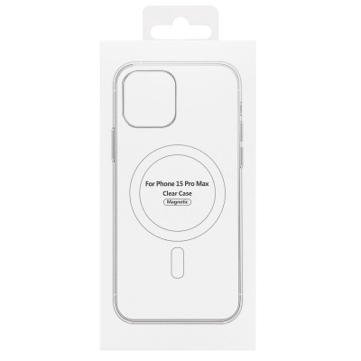 Чехол-накладка для Apple iPhone 15 Pro Max (черный) - SM004 SafeMag