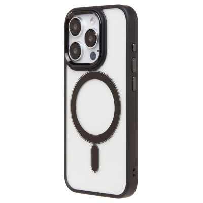 Чехол-накладка для Apple iPhone 15 Pro (черный) - SM004 SafeMag