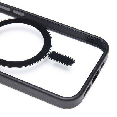 Чехол-накладка для Apple iPhone 15 Pro (черный) - SM004 SafeMag