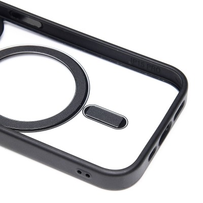 Чехол-накладка для Apple iPhone 15 Pro (черный) - SM004 SafeMag