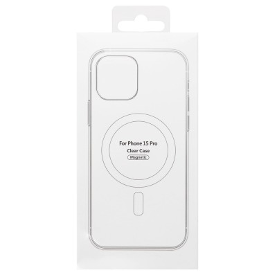 Чехол-накладка для Apple iPhone 15 Pro (черный) - SM004 SafeMag