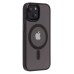 Чехол-накладка для Apple iPhone 15 (черный) - SM004 SafeMag