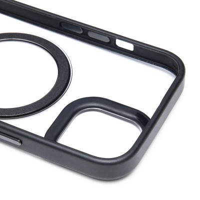 Чехол-накладка для Apple iPhone 15 (черный) - SM004 SafeMag