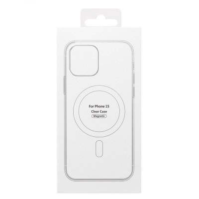 Чехол-накладка для Apple iPhone 15 (черный) - SM004 SafeMag