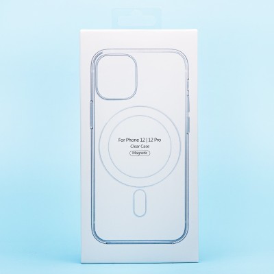Чехол-накладка для Apple iPhone 12 (прозрачный) - SM006 SafeMag