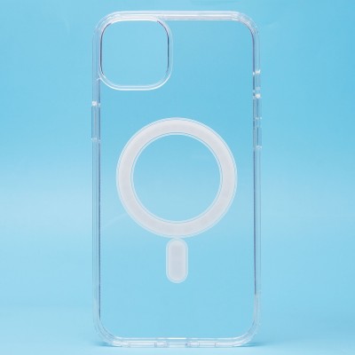 Чехол-накладка для Apple iPhone 14 Plus (прозрачный) - SM006 SafeMag Чехол-накладка для Apple iPhone 14 Plus (прозрачный) - SM006 SafeMag