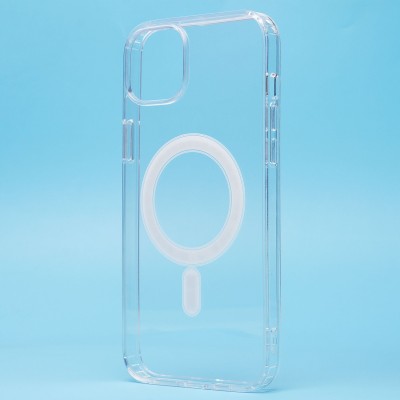 Чехол-накладка для Apple iPhone 14 Plus (прозрачный) - SM006 SafeMag