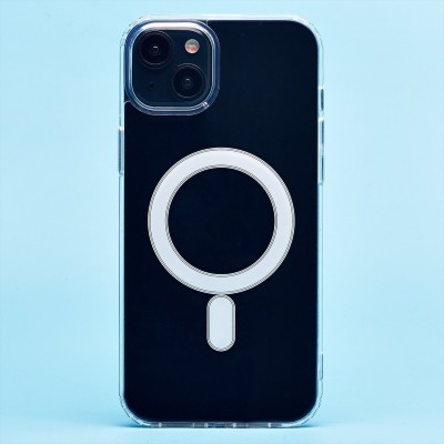 Чехол-накладка для Apple iPhone 15 Plus (прозрачный) - SM006 SafeMag