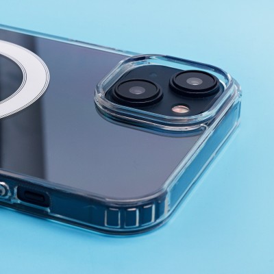 Чехол-накладка для Apple iPhone 15 Plus (прозрачный) - SM006 SafeMag