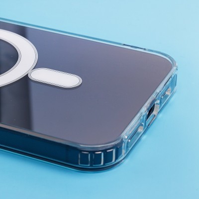 Чехол-накладка для Apple iPhone 15 Plus (прозрачный) - SM006 SafeMag