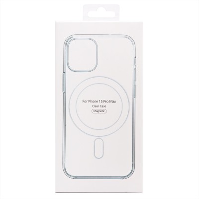 Чехол-накладка для Apple iPhone 15 Pro Max (прозрачный) - SM006 SafeMag