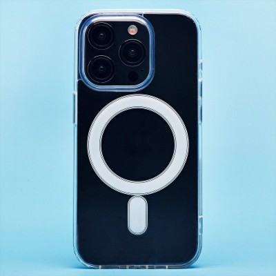 Чехол-накладка для Apple iPhone 15 Pro (прозрачный) - SM006 SafeMag