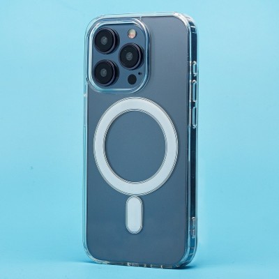 Чехол-накладка для Apple iPhone 15 Pro (прозрачный) - SM006 SafeMag