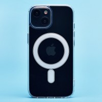 Чехол-накладка для Apple iPhone 15 (прозрачный) - SM006 SafeMag