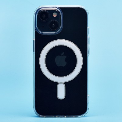 Чехол-накладка для Apple iPhone 15 (прозрачный) - SM006 SafeMag