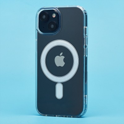 Чехол-накладка для Apple iPhone 15 (прозрачный) - SM006 SafeMag