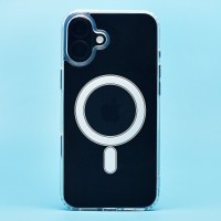 Чехол-накладка для Apple iPhone 16 Plus (прозрачный) - SM006 SafeMag