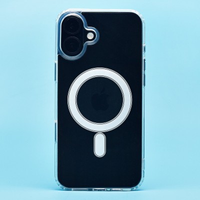 Чехол-накладка для Apple iPhone 16 Plus (прозрачный) - SM006 SafeMag