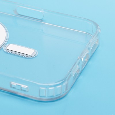 Чехол-накладка для Apple iPhone 16 Plus (прозрачный) - SM006 SafeMag