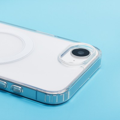 Чехол-накладка для Apple iPhone 16e (прозрачный) - SM006 SafeMag