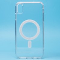 Чехол-накладка для Apple iPhone XS Max (прозрачный) - SM006 SafeMag
