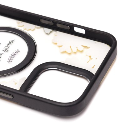 Чехол-накладка для Apple iPhone 13 Pro Max - (001) (черный) - SM015 SafeMag